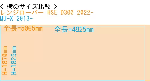 #レンジローバー HSE D300 2022- + MU-X 2013-